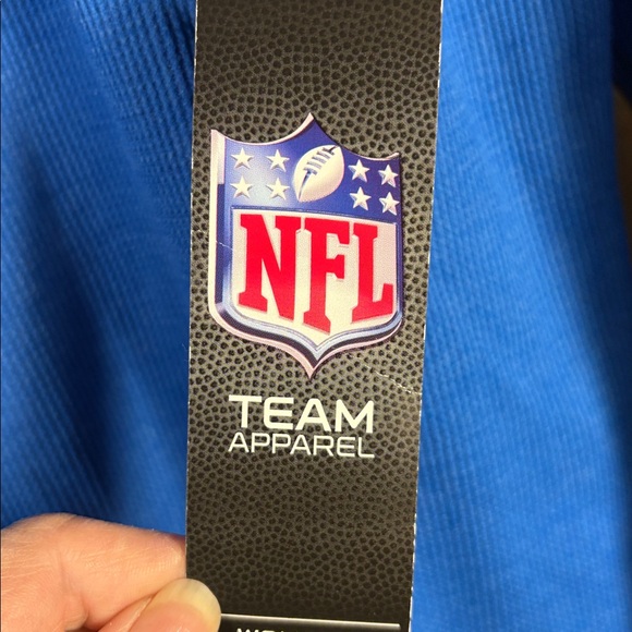 NFL Blue Team Apparel Women's Shirt waffle weave Detroit lions XL ii - Picture 6 of 7